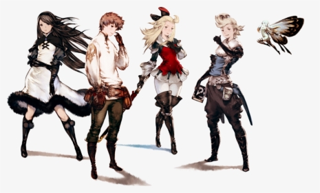 Bravely Default Characters, HD Png Download, Free Download