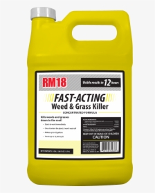 Rm18 Fast Acting Weed & Grass Killer - Plastic, HD Png Download, Free Download