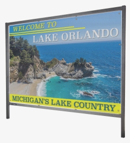 4×6 Outdoor Banner Frame - Julia Pfeiffer Burns State Park, Mcway Falls, HD Png Download, Free Download