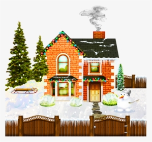 Transparent Christmas Fireplace Png - Maison De Noel Png, Png Download, Free Download