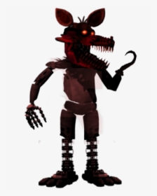 Nightmare Foxy Png Clipart - Five Nights At Freddy's 4, Transparent Png, Free Download
