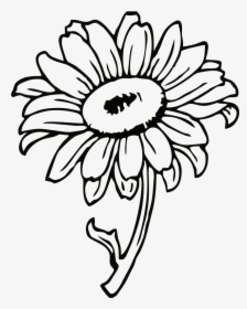 Clip Art Of Yellow Sunflower, HD Png Download, Free Download