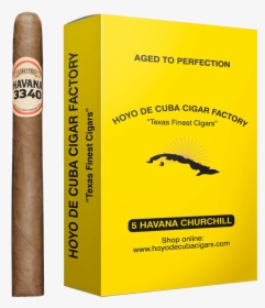 Box Of 5 Havana Churchill Cigars - Paper, HD Png Download, Free Download