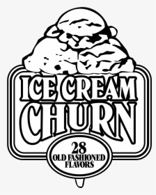 Ice Cream Churn Logo Png Transparent - Ice Cream, Png Download, Free Download