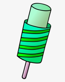 Stripped Ice Cream - Push Up Ice Cream Clipart, HD Png Download, Free Download