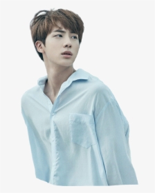 Jin Light Blue Aesthetic, HD Png Download, Free Download