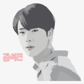 Drawing Of Kim Seokjin, HD Png Download, Free Download