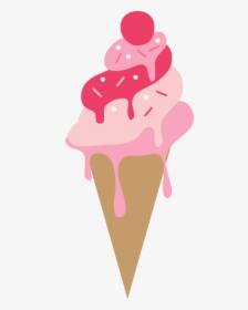 Transparent Cone Svg - Ice Cream Cone Svgs, HD Png Download, Free Download