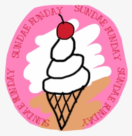 Sundayfunday Sundae Cherryontop Icecream Icecreamcone - Ice Cream Cone, HD Png Download, Free Download