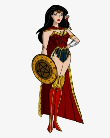 Dc Drawing Female Transparent Png Clipart Free Download - Dc Rebirth Wonder Woman Costume, Png Download, Free Download