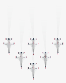 Delta Burst Formation - F 16 Thunderbirds Formation, HD Png Download, Free Download