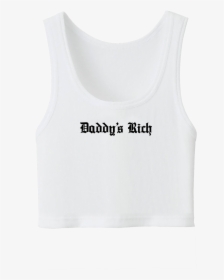 Daddy"s Rich Ribbed Crop Top"  Class="lazyload Lazyload - Active Tank, HD Png Download, Free Download