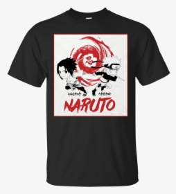 Naruto Shippuden Shinobi Chibi Men/women T Shirt Unisex - Black And White Puerto Rican Flag Shirt, HD Png Download, Free Download