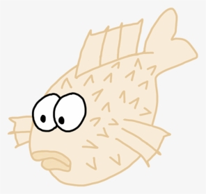 Funny Cartoon Puffer Fish Drawing - Cartoon, HD Png Download, Free Download