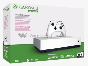 How Mighty Does The Xbox One S All-digital Model Label - Xbox One S All Digital, HD Png Download, Free Download