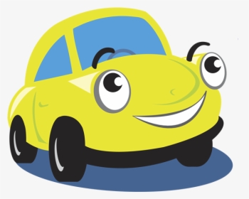 Cartoon Yellow Car Transparent, HD Png Download, Free Download
