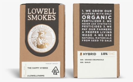 Lowell Smokes The Pleasent Hybrid, HD Png Download, Free Download