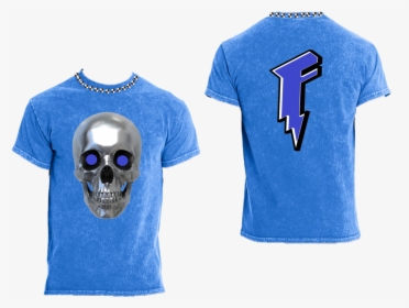 Image Of Blue Skull - Skull, HD Png Download, Free Download