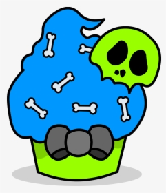 Zombie Cupcake Png, Transparent Png, Free Download