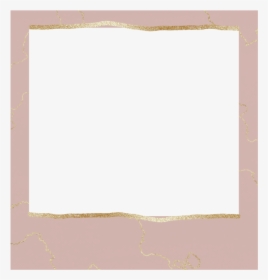 #polaroid #instagram #gold #pretty #pink #border - Border, HD Png Download, Free Download