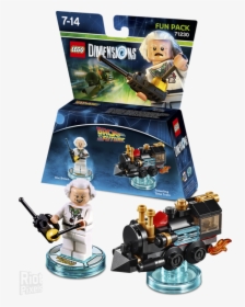 Lego Dimensions Emmet Brown, HD Png Download, Free Download