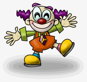 Payaso, Loco, Feliz, Gracioso, Dibujos Animados - Boy Clowns Cartoon, HD Png Download, Free Download