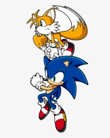 Sonic And Tails - Sonic The Hedgehog And Miles Tails Prower, HD Png Download, Free Download