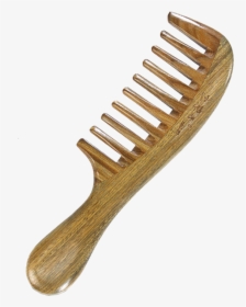 Small Plum Green Sandalwood Comb Home Big Hair Comb - Brush, HD Png Download, Free Download