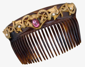 Victorian Jeweled Hair Comb - Pre-engagement Ring, HD Png Download, Free Download