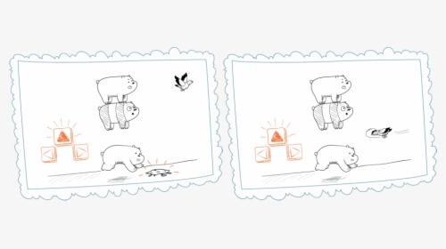 Use Your Up Arrow Key To Jump Over Bird Poop Or Other - Sketch, HD Png Download, Free Download