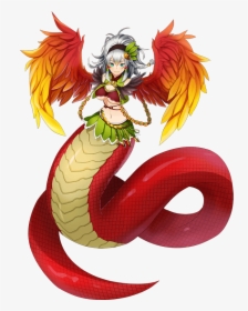 Daily Life With A Monster Girl Wiki - Anime Quetzalcoatl Monster Girl, HD Png Download, Free Download