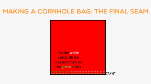 How To Sew Up A Cornhole Bag - Public Speaker, HD Png Download, Free Download
