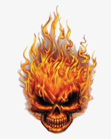 #skulls #skull #fire - Skull On Fire Png, Transparent Png, Free Download