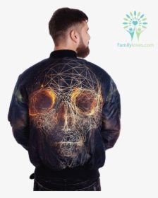 Fire Skull Rose Over Print Jacket %tag Familyloves - Have Done Things That Haunt Me, HD Png Download, Free Download