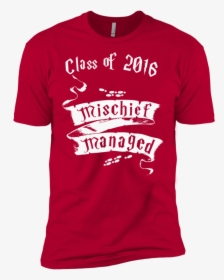 Mischief Managed Class Of 2016 Level Premium Short - Harry Potter Class Design Shirt, HD Png Download, Free Download