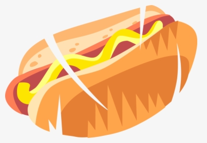 Jpg Hot Dog Or Frankfurter - Hot Dog Png Desenho, Transparent Png, Free Download