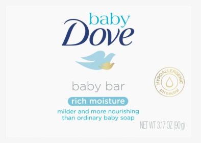 Baby Dove Rich Moisture Baby Bar - Dove, HD Png Download, Free Download