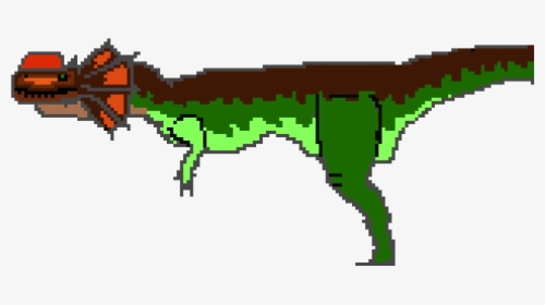 Dilophosaurus Pixel Art, HD Png Download, Free Download