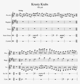 Kristy Krab Saxophone Sheet Music, HD Png Download, Free Download