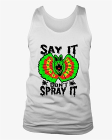 Dilophosaurus T-shirt Funny Jurassic Dinosaur Spitter - Say It Don T Spray It Dino, HD Png Download, Free Download