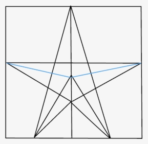 How To Draw Star - Draw Star Step By Step, HD Png Download, Free Download