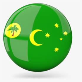 Glossy Round Icon - Cocos Island Flag, HD Png Download, Free Download
