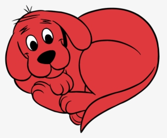 Clifford Stickers Messages Sticker-4 - Dog Sleeping For Coloring, HD Png Download, Free Download