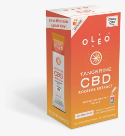 Oleo Tangerine Cbd Rooibos Tea Mix 6ct Box - Drink Supplement Packets, HD Png Download, Free Download