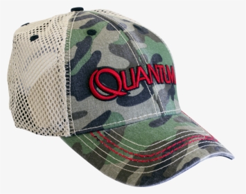 Quantum® Camo Hat Primary View - Baseball Cap, HD Png Download, Free Download