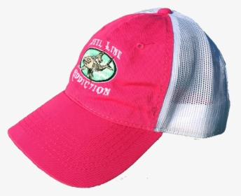 Mesh Back Hat Hot Pink / White - Baseball Cap, HD Png Download, Free Download