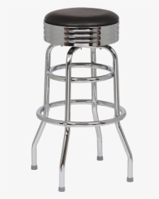 Superior Equipment Supply - Double Ring Bar Stool With Back, HD Png Download, Free Download
