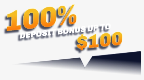100% Deposit Bonus Up To $100 - Graphic Design, HD Png Download, Free Download