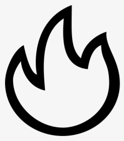 Flame Without Background - Fire Outline Transparent, HD Png Download, Free Download