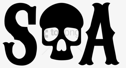 Head,personal Protective And White,symbol,clip Art,costume,eyewear,art - Sons Of Anarchy Clipart, HD Png Download, Free Download